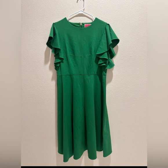 kate spade Dresses & Skirts - Kate Spade Ponte Flutter Sleeve dress Kelly Green (14)
